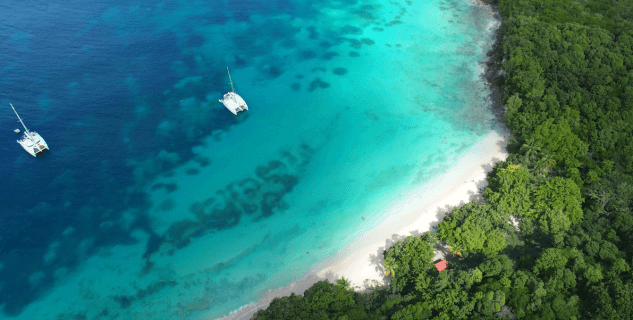 Anse Canot Beach in Marie-Galante