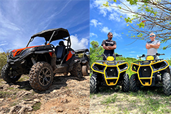 quad buggy sur la plage