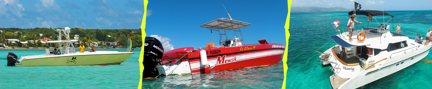 Location bateaux avec skipper - Guadeloupe