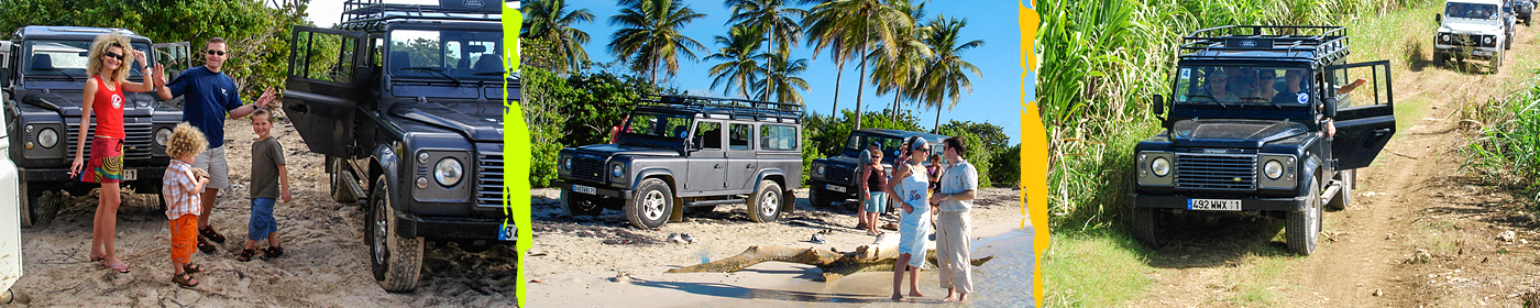 Excursion en 4x4 - Guadeloupe