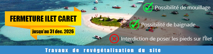 Fermeture petite terre jusqu'au 30 juin 2025