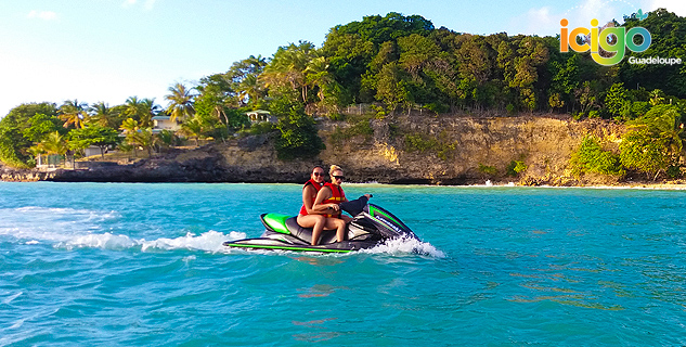 excursion guadeloupe de la semaine - jetski à gosier