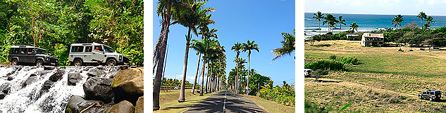 Excursin en 4x4 en Guadeloupe