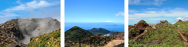 Le volcan la soufrière - Guadeloupe