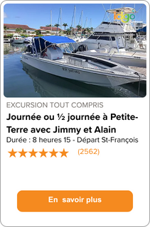 Journée ou 1/2 Journée à Petite-Terre avec Jimmy et Alain