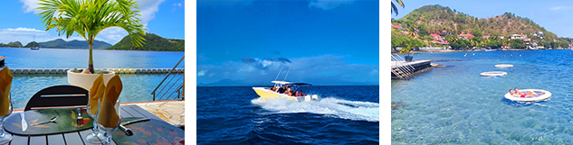 Excursion les saintes en speeboat
