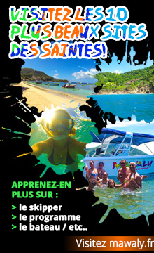 excursions vers les Saintes en bateau moteur