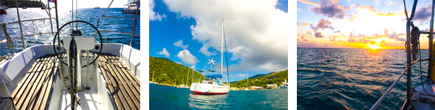 Excursion voile et apprentissage navigation