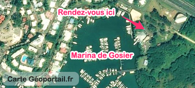 carte excursion barrière de corail Petit-Havre