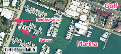 Carte localisation bateau Severin