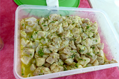 ceviche de daurade