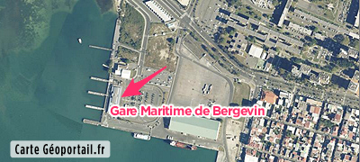 Carte gare maritime de Bergevin