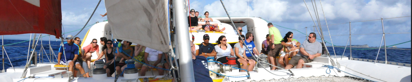 Groupe sur le bateau Paradoxe