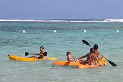 Kayaks du bateau