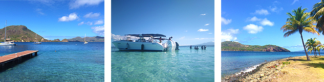 les saintes ponton bateau et balade