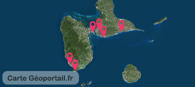 carte location voiture Guadeloupe