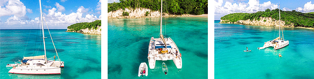 anse canot marie-galante catamaran