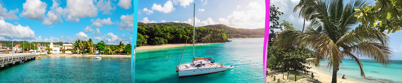 Excursion journée en catamaran Marie-Galante - Guadeloupe