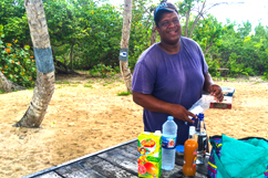 Apéritif plage de pointe sable