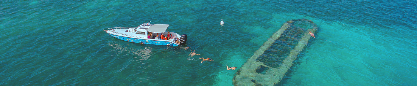 Excursion journée Grand cul-de-sac Marin en speedboat - Guadeloupe