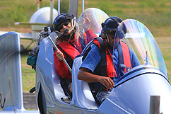 Préparation au décollage photos aeriennes