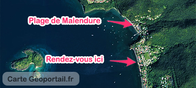 carte Randonnée palmée Malendure