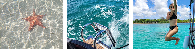 tropical boat fun