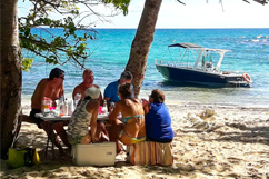 Déjeuner à la plage