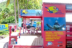 Diving center of islets