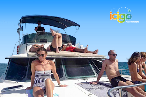 Le catamaran de l&#039;excursion caret
