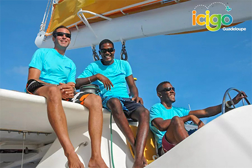 Catamaran excursion Petite-Terre