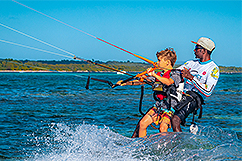 Kitesurf tandem