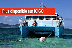 Catamaran à moteur excursion Caret