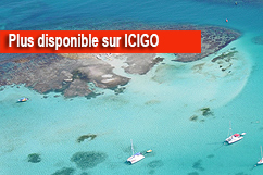 Vue aérienne la piscine - Lagon St-François