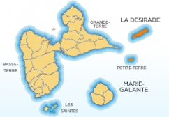 Carte localisation de l&#039;île de La Désirade