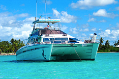 Catamaran Capresse, excursion Marie-Galante