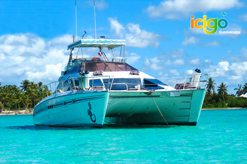 Cliquez pour prévisualiser l'image Catamaran Capresse, excursion Marie-Galante